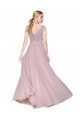 Primrose High Neck Sleeveless V-Back Long Prom Dress Canada Supplier