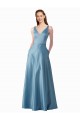High Neck Sleeveless Satin Long Evening Prom Gowns Canada Supplier