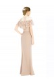 Champagne Off the Shoulder Sleeveless Long Prom Dress Canada Supplier