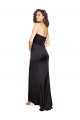 Black One Shoulder Sleeveless A-Line Long Sexy Prom Dress Canada Supplier