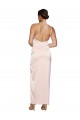 Pink One Shoulder Sleeveless Low Back Long Prom Dress Canada Supplier