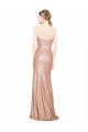Rose Gold Sweetheart Sleeveless Low Back Long Prom Dress Canada Supplier
