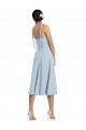 Light Sky Blue Sweetheart Sleeveless Midi Length Prom Dress Canada Supplier