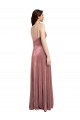 Cinnamon Rose V-Neck Sleeveless Low Back Long Sexy Prom Dress Canada Supplier