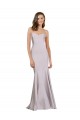 Arctic Lilac Strapless Sleeveless Long Prom Dress Canada Supplier