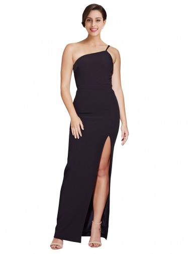 Black Strapless Sleeveless Long Bridal Party Dress Canada Supplier