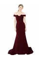 Burgundy Gold Sweetheart Sleeveless V-Back Sweep Train Prom Dress Canada Supplier