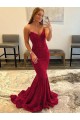 Burgundy Sweetheart Sleeveless Sweep Train Prom Dress Canada Supplier
