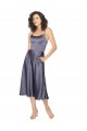 Dusk Scoop Neck Sleeveless Criss Cross Back Midi Length Prom Dress Canada Supplier