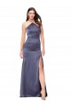 Dusk Halter Neck Sleeveless Low Back Long Sexy Prom Dress Canada Supplier