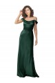 Hunter Spaghetti Straps Sleeveless V-Back Long Prom Dress Canada Supplier