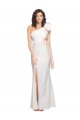 Ivory One Shoulder Sleeveless Long Evening Prom Gowns Canada Supplier