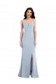 Light Sky Blue Spaghetti Straps Sleeveless Long Prom Dresses Canada Supplier