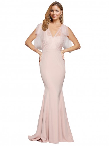 Mauve Sweetheart Sleeveless Low Back Long Prom Dress Canada Supplier