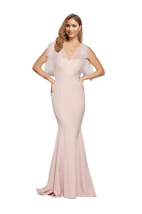 Mauve Sweetheart Sleeveless Low Back Long Prom Dress Canada Supplier