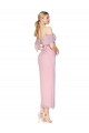 Primrose High Neck Cold Shoulder Knee Length Prom Dress Canada Supplier