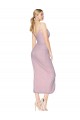 Primrose High Neck Sleeveless V-Back Knee Length Sexy Prom Dress Canada Supplier