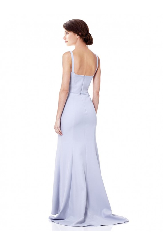 Light Sky Blue High Neck Sleeveless Long Evening Prom Gowns Canada Supplier