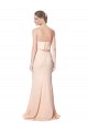 Nude Strapless Sleeveless Long Mermaid Prom Dress Canada Supplier