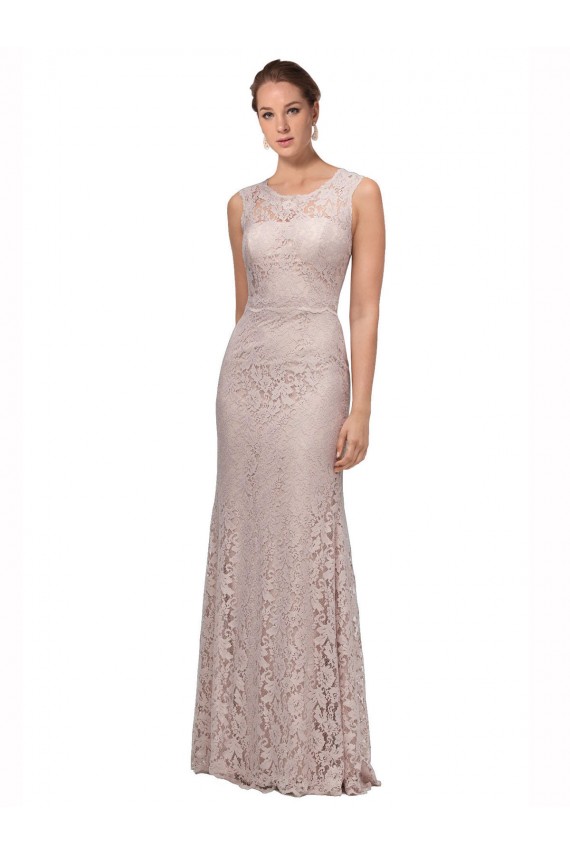 Scoop Neck Sleeveless Long Prom Dress Canada Supplier