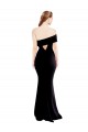 Black One Shoulder Sleeveless Keyhole Back Long Prom Dress Canada Supplier