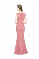 Salmon Strapless Sleeveless Long Prom Dress Canada Supplier