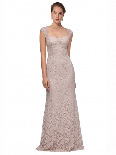 Sweetheart Cap Sleeves Long Sexy Prom Dress Canada Supplier