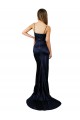 Dark Navy Sweetheart Sleeveless Long Sexy Prom Dress Canada Supplier