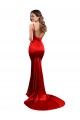 Red Sweetheart Sleeveless Low Back Long Sexy Evening Prom Gowns Canada Supplier