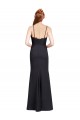 Black V-Neck Sleeveless Low Back Long Prom Dresses Canada Supplier
