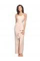 Nude Strapless Sleeveless Low Back Long Prom Dress Canada Supplier