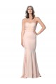 Nude Sweetheart Sleeveless Low Back Long Prom Dress Canada Supplier