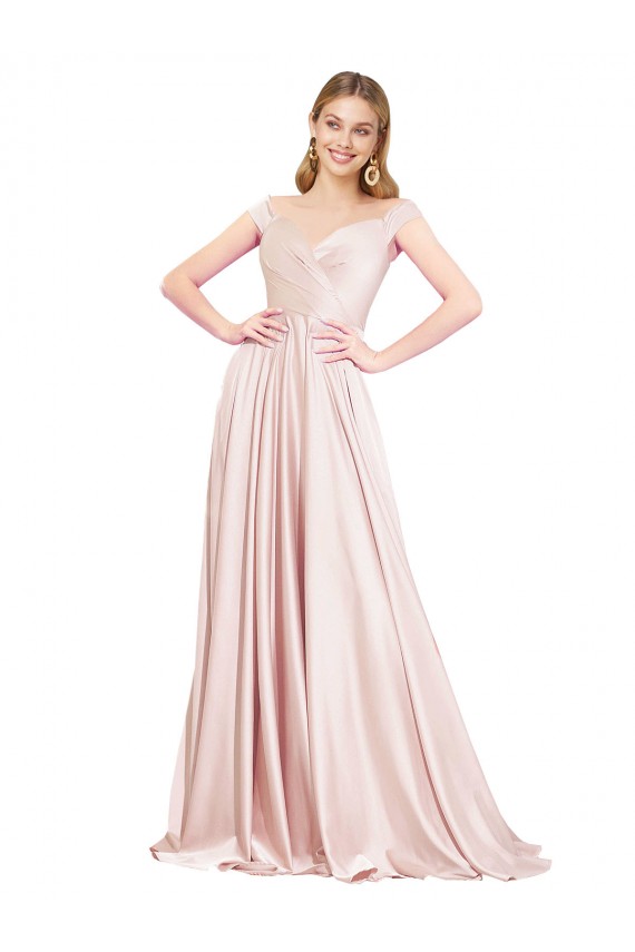Pink High Neck Sleeveless Long Prom Dresses Canada Supplier