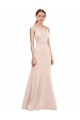 Pink V-Neck Sleeveless V-Back Long Evening Prom Gowns Canada Supplier
