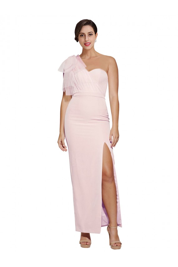 Pink Sweetheart Sleeveless Low Back Long Prom Dresses Canada Supplier