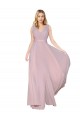 Primrose High Neck Sleeveless V-Back Long Prom Dress Canada Supplier