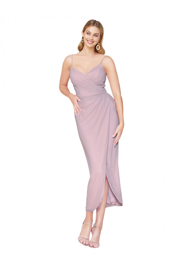 Primrose High Neck Sleeveless V-Back Knee Length Sexy Prom Dress Canada Supplier