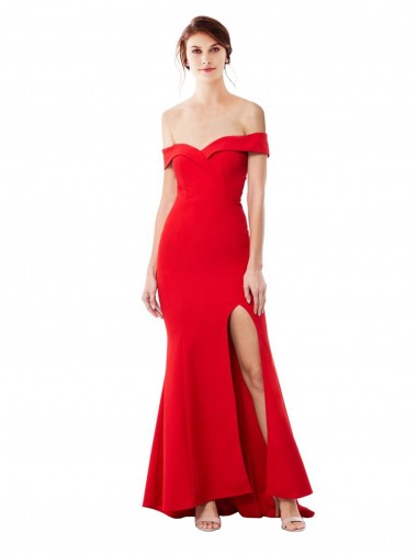 Red High Neck Sleeveless Long Evening Prom Gowns Canada Supplier