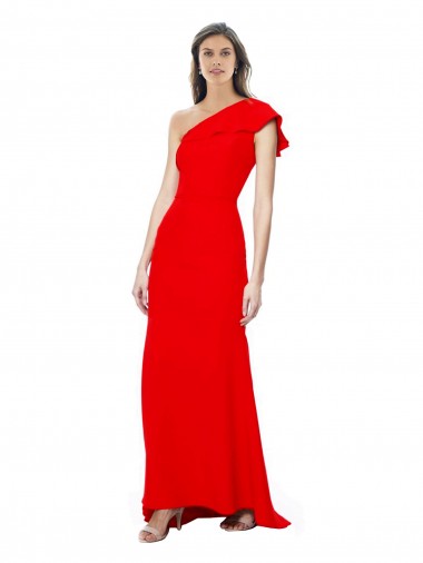 Red High Neck Sleeveless Long Prom Dress Canada Supplier