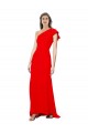 Red High Neck Sleeveless Long Prom Dress Canada Supplier