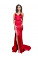 Red Sweetheart Sleeveless Low Back Long Sexy Prom Dress Canada Supplier