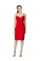 Red Sweetheart Sleeveless Cocktail Length Prom Dress Canada Supplier