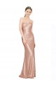 Rose Gold Sweetheart Sleeveless Low Back Long Prom Dress Canada Supplier