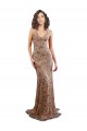 Rose Gold High Neck Sleeveless Backless Long Prom Dress Canada Supplier