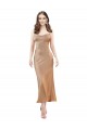 Rose Gold Cowl Neck Sleeveless Low Back Midi Length Prom Dress Canada Supplier