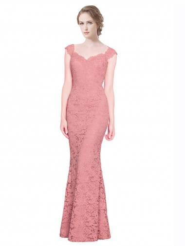 Salmon Strapless Sleeveless Long Prom Dress Canada Supplier