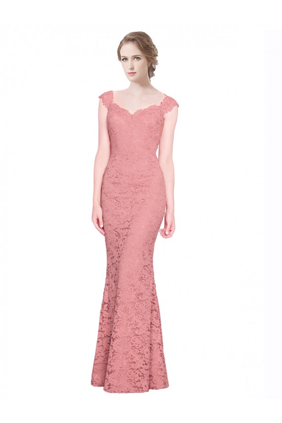 Salmon Strapless Sleeveless Long Prom Dress Canada Supplier