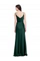 Hunter Cowl Neck Sleeveless V-Back Long Evening Prom Gowns Canada Supplier