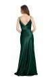 Hunter High Neck Sleeveless V-Back Long Prom Dress Canada Supplier