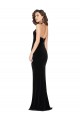 Black High Neck Sleeveless Low Back Long Prom Dress Canada Supplier